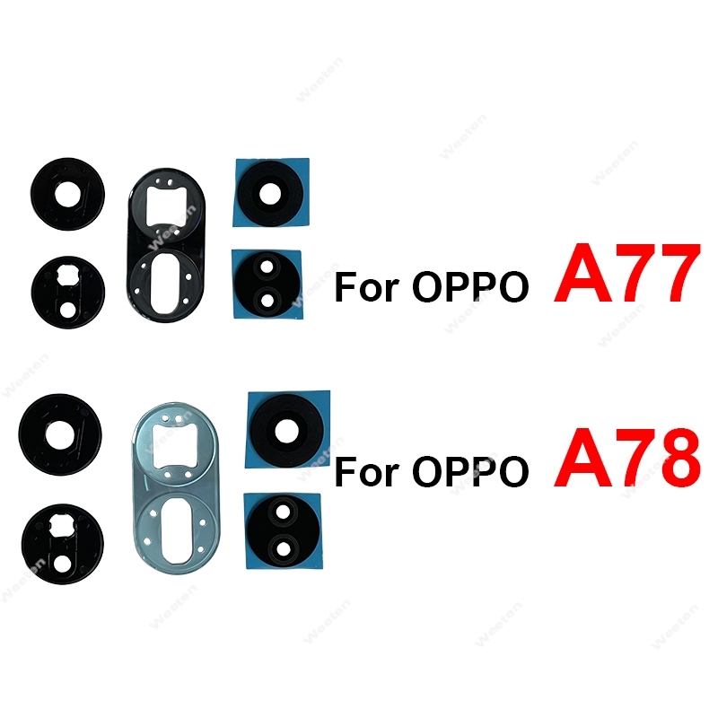 Oppo A78 - Marco de lente de cristal de