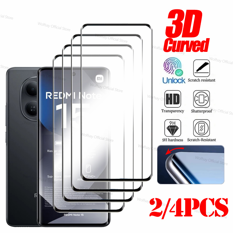 Curved Edge Screen - 2/4 Uds. Vidrio de borde curvo