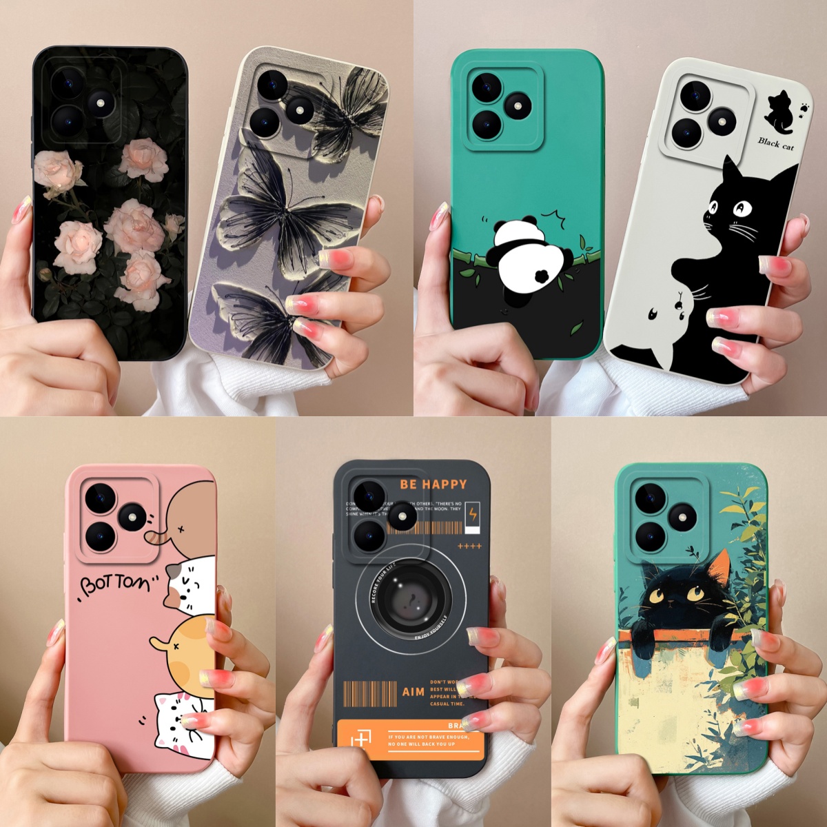 Realme Note 50 - Para Realme Note 50 funda para