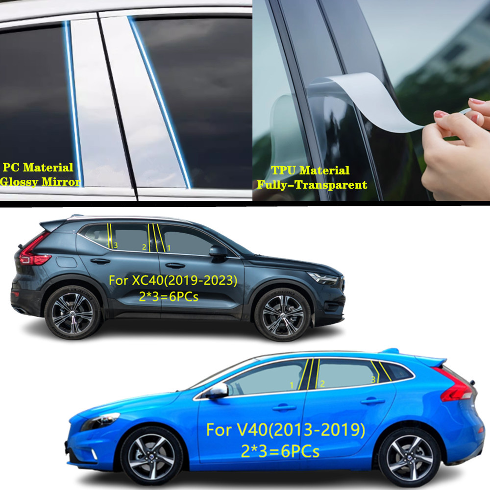 Vivo V40 - Para VOLVO XC40(2018-2023)/V40(2013-2019), TPU para coche/espejo