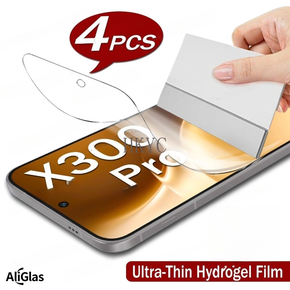 Vivo X200 - 4 Uds película de hidrogel HD
