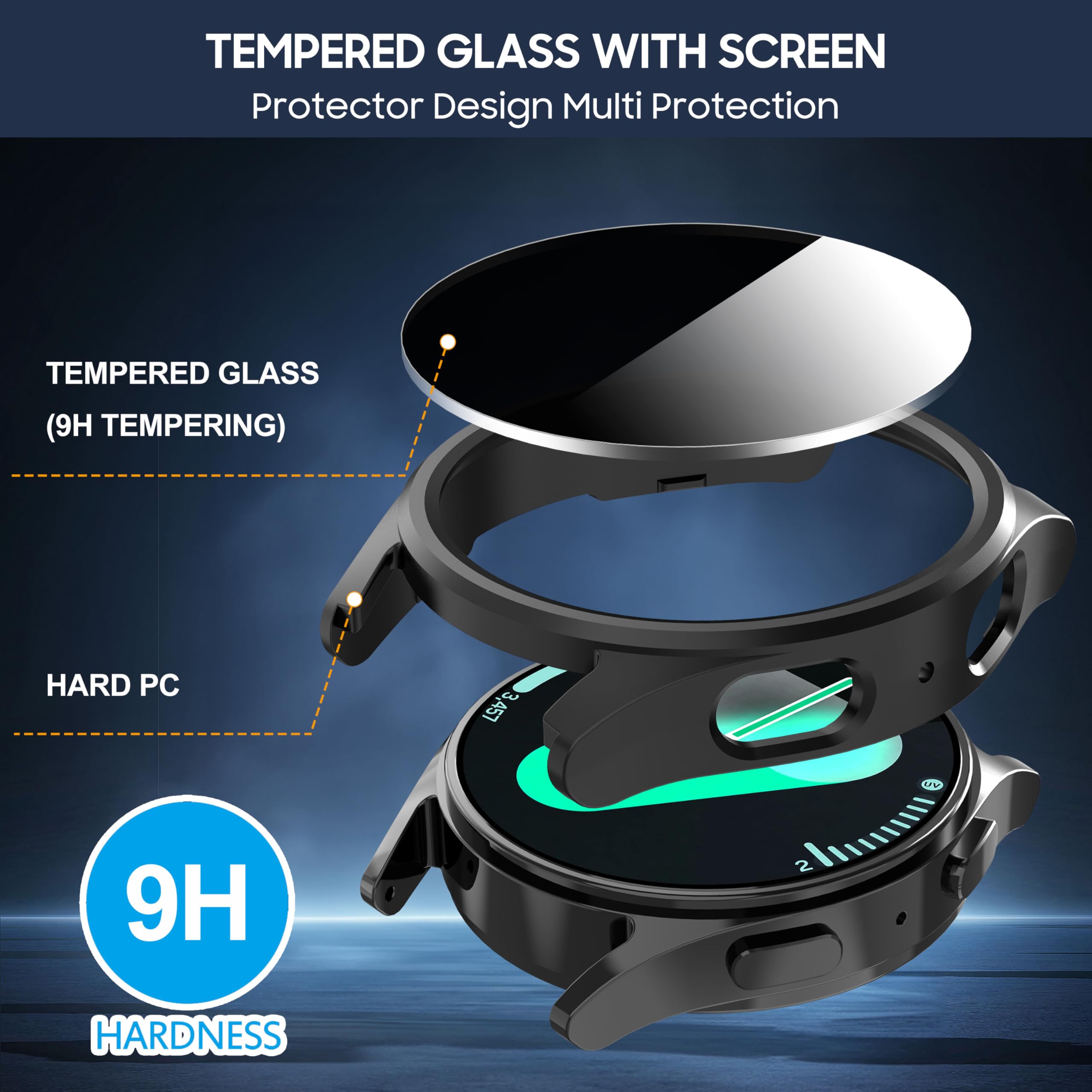 Vidrio templado + funda de pri - Privacy Screen Protector reseña y precio