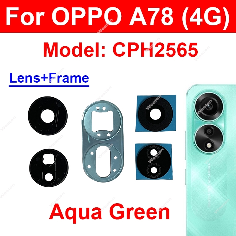 Marco de lente de cristal de c - Oppo A78 reseña y precio