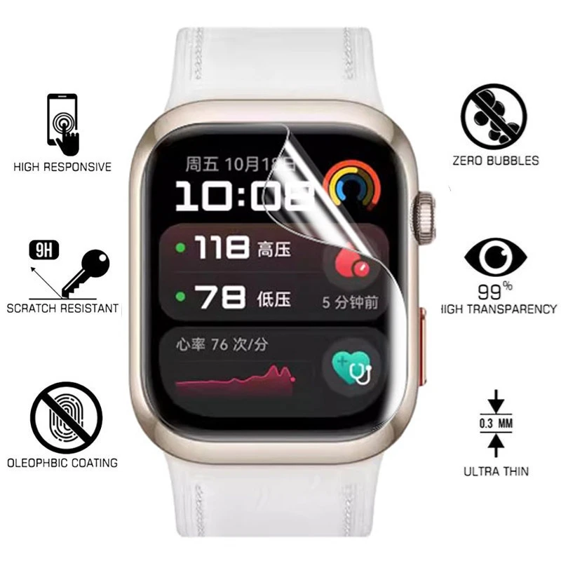Película de hidrogel de TPU pa - Smartwatch Screen Film reseña y precio