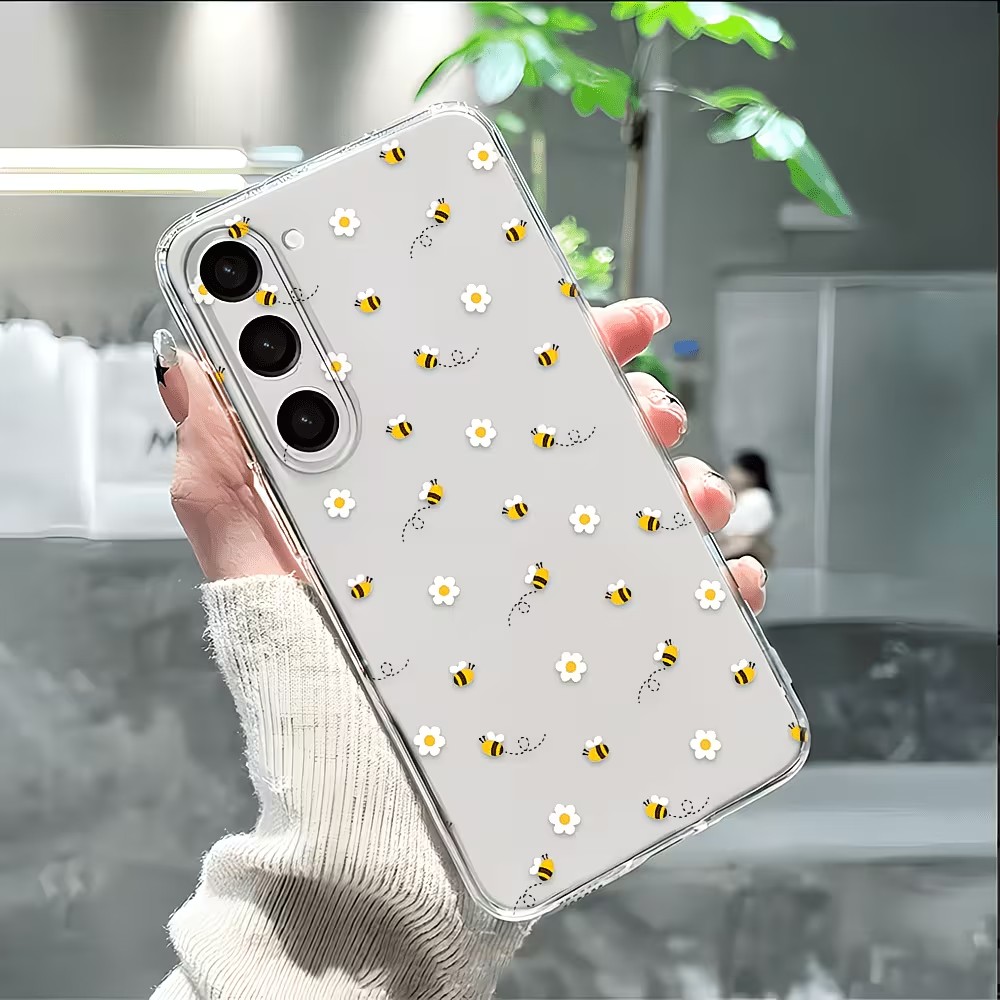 Funda transparente de TPU con  - Samsung Galaxy A55 reseña y precio