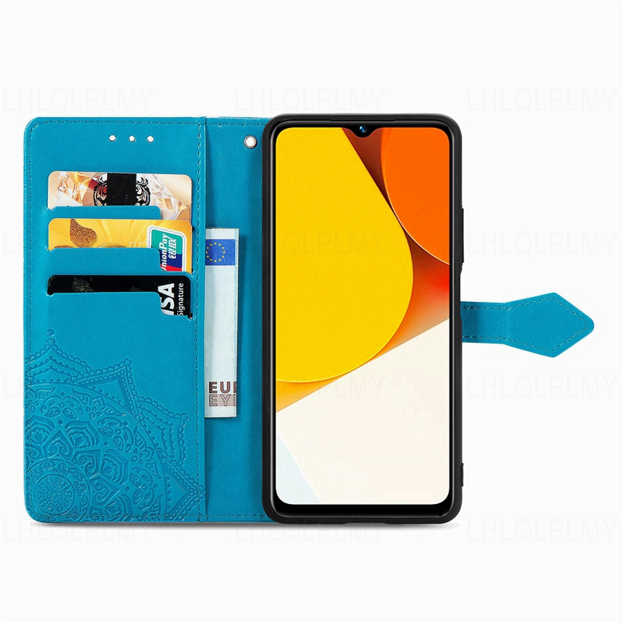 Funda tipo billetera de cuero  - Vivo Y28 reseña y precio