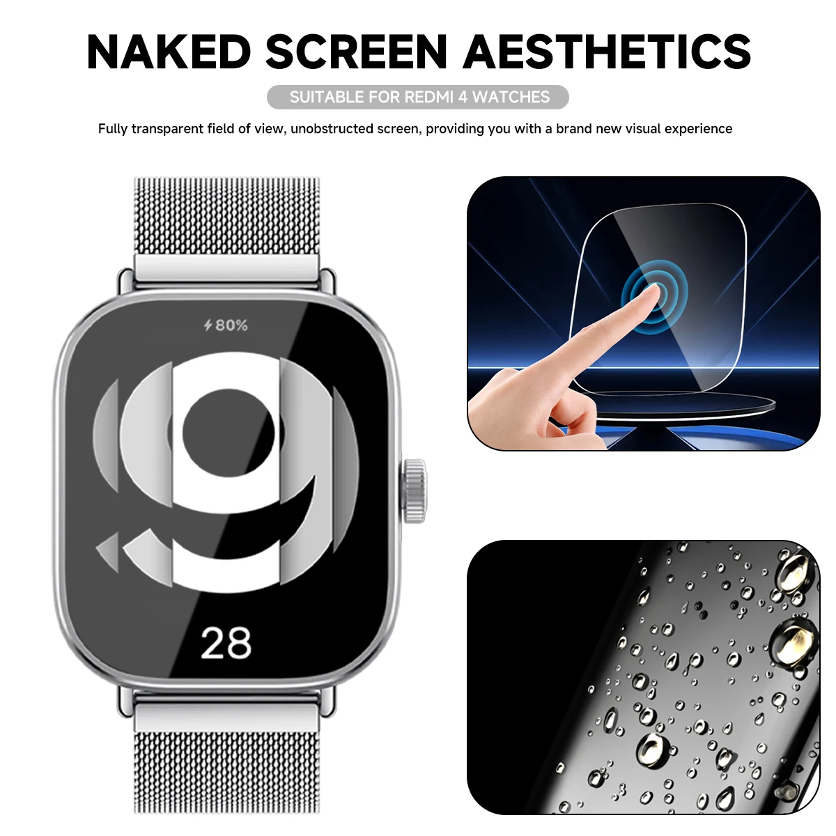 Vidrio templado para Xiaomi Re - Smartwatch Screen Film reseña y precio
