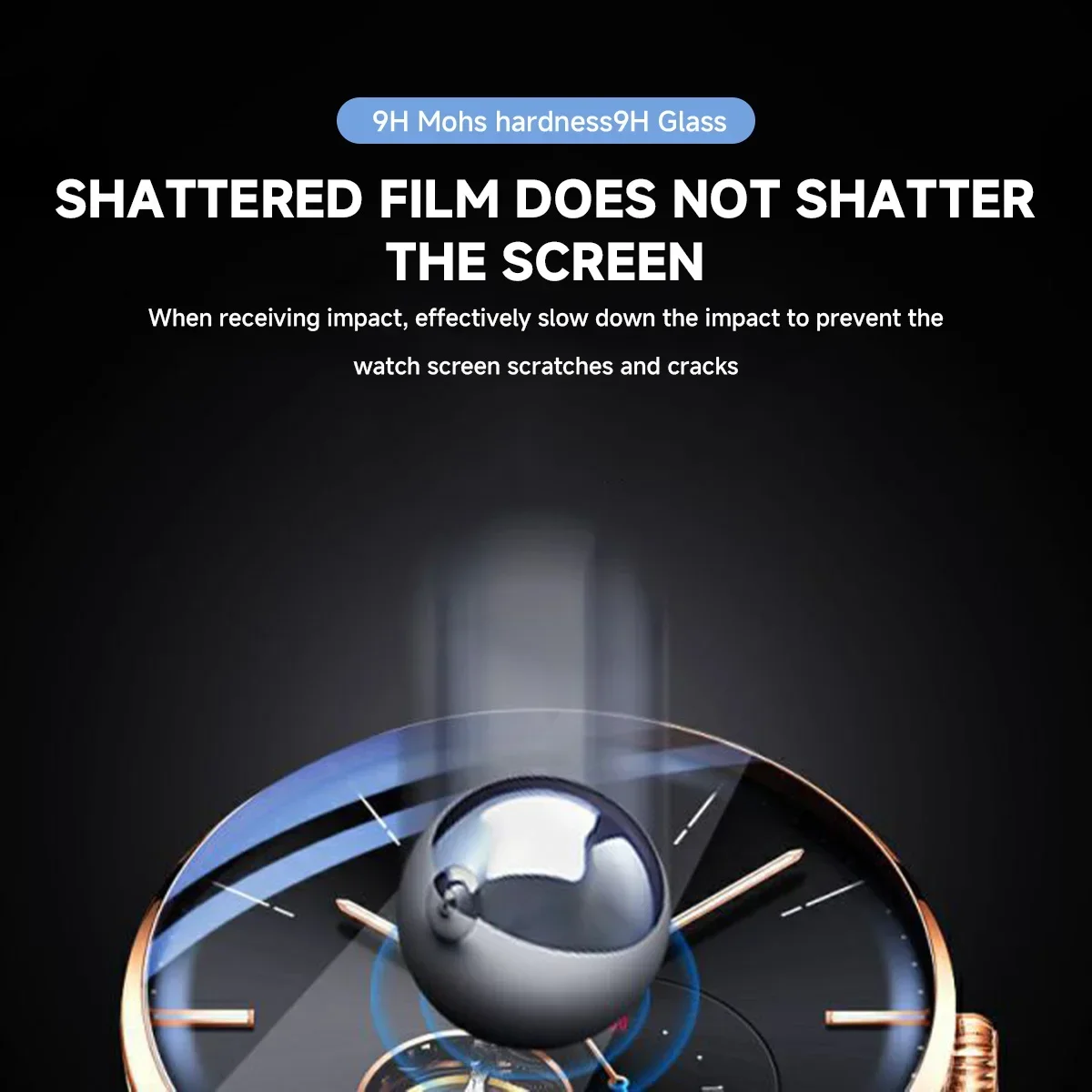 Protector de pantalla de vidri - Smartwatch Screen Film reseña y precio