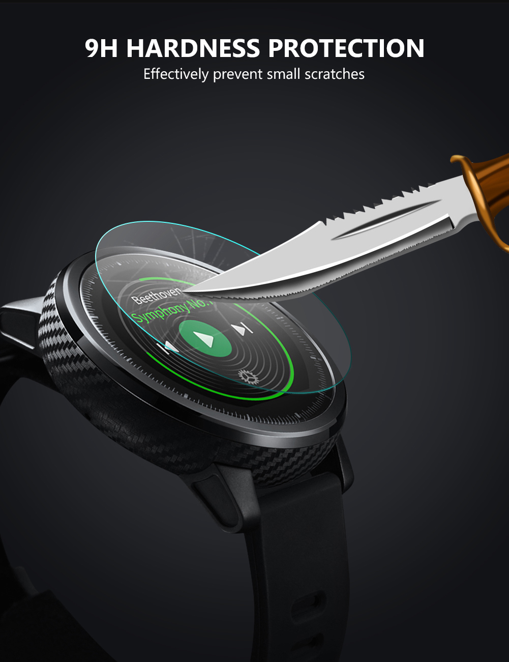 Paquete de 2 Protectores de Pa - Smartwatch Screen Film reseña y precio