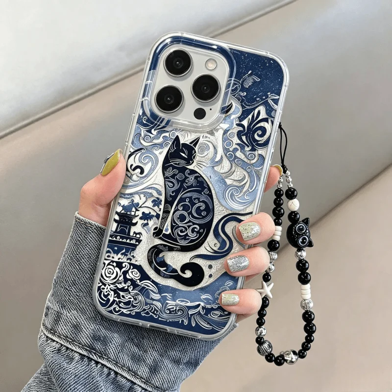 Funda con diseño de gato tótem - Vivo Y28 reseña y precio